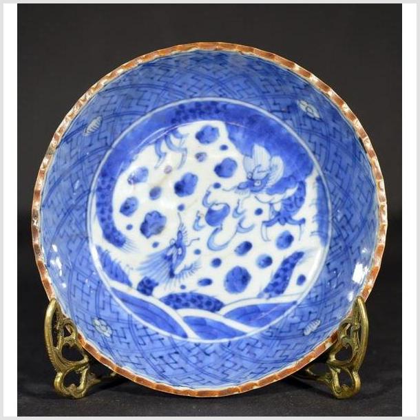 Antique Hand Painted Chinese Bowl-1. Asian & Chinese Furniture, Art, Antiques, Vintage Home Décor for sale at FEA Home