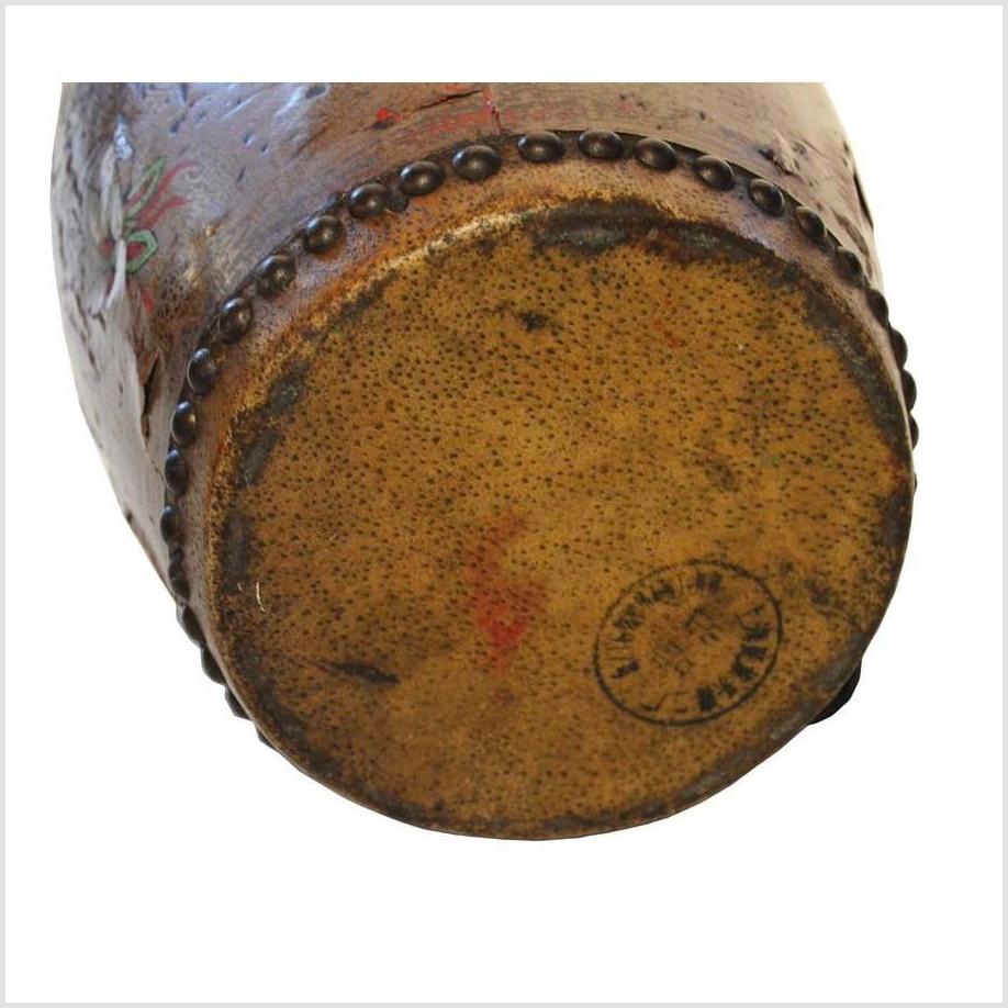 Hand Painted Antique Chinese Drum-7. Asian &amp; Chinese Furniture, Art, Antiques, Vintage Home Décor for sale at FEA Home