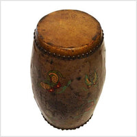 Hand Painted Antique Chinese Drum