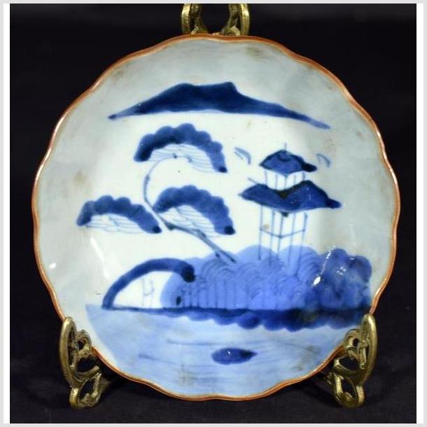 Antique Hand Painted Chinese Porcelain Plate-YN4531-1. Asian & Chinese Furniture, Art, Antiques, Vintage Home Décor for sale at FEA Home