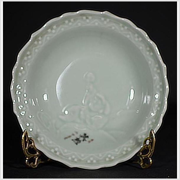 Antique Hand Painted Embossed Japanese Plate-1. Asian & Chinese Furniture, Art, Antiques, Vintage Home Décor for sale at FEA Home