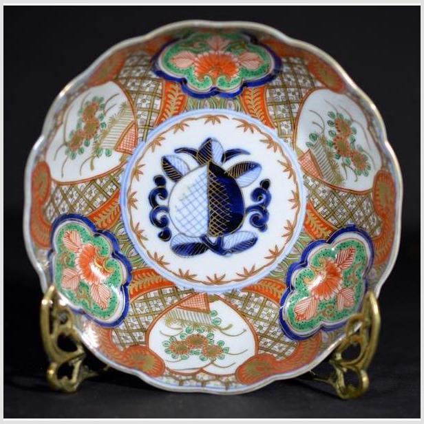 Antique Hand Painted Japanese Imari Porcelain Bowl-1. Asian & Chinese Furniture, Art, Antiques, Vintage Home Décor for sale at FEA Home