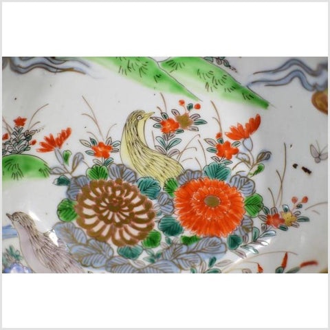 Antique Hand Painted Japanese Imari Porcelain Bowl-YN4581 / 4-2. Asian & Chinese Furniture, Art, Antiques, Vintage Home Décor for sale at FEA Home