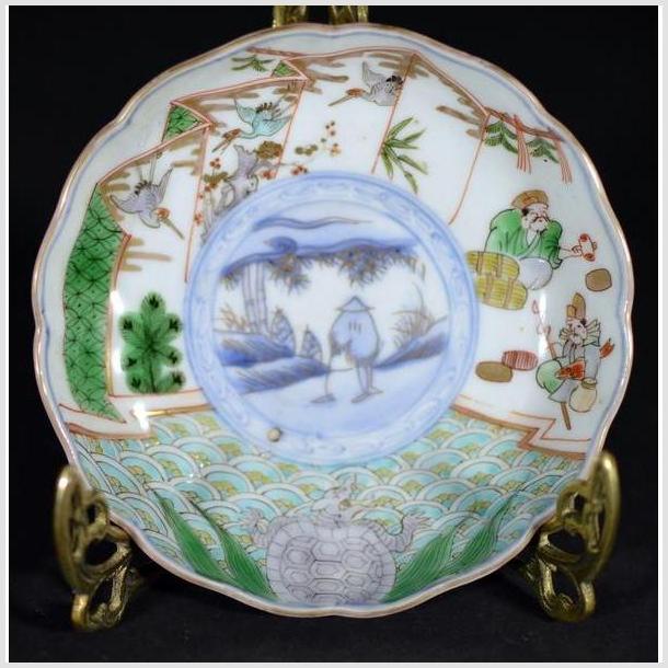 Antique Hand Painted Japanese Imari Porcelain Bowl-YN4595 / 4-1. Asian & Chinese Furniture, Art, Antiques, Vintage Home Décor for sale at FEA Home