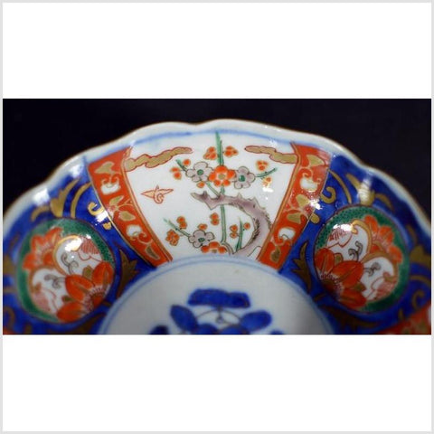 Antique Hand Painted Japanese Imari Porcelain Bowl   