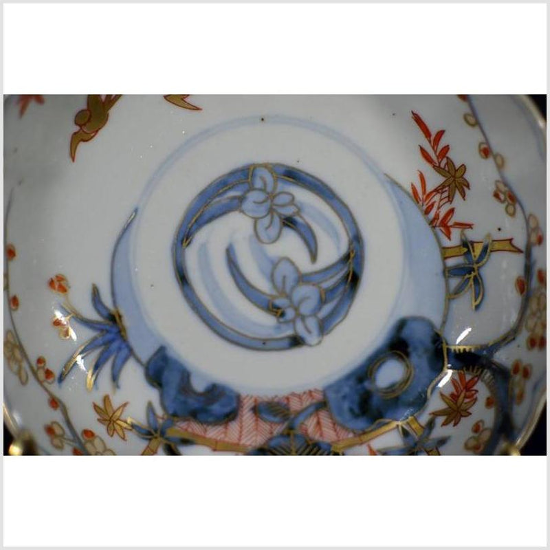 Antique Hand Painted Japanese Imari Porcelain Bowl   