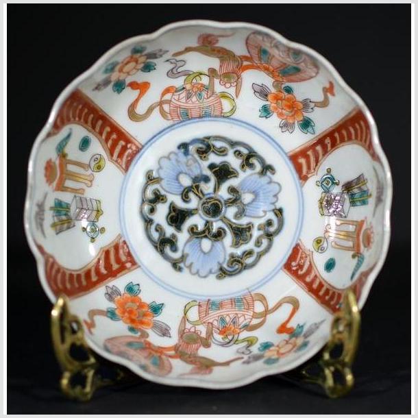 Antique Hand Painted Japanese Imari Porcelain Bowl- Asian Antiques, Vintage Home Decor & Chinese Furniture - FEA Home