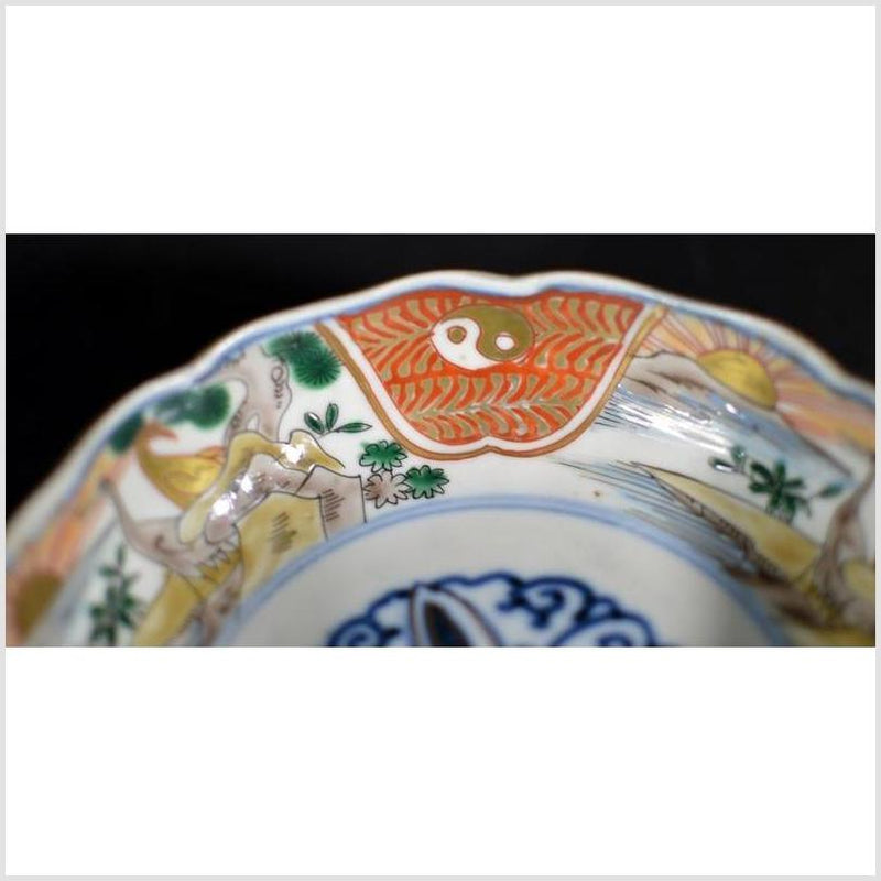 Antique Hand Painted Japanese Imari Porcelain Bowl-YN4602 / 12-3. Asian & Chinese Furniture, Art, Antiques, Vintage Home Décor for sale at FEA Home