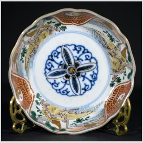 Antique Hand Painted Japanese Imari Porcelain Bowl-YN4602 / 12-1. Asian & Chinese Furniture, Art, Antiques, Vintage Home Décor for sale at FEA Home