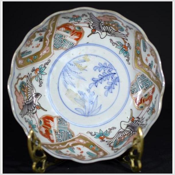Antique Hand Painted Japanese Imari Porcelain Bowl- Asian Antiques, Vintage Home Decor & Chinese Furniture - FEA Home