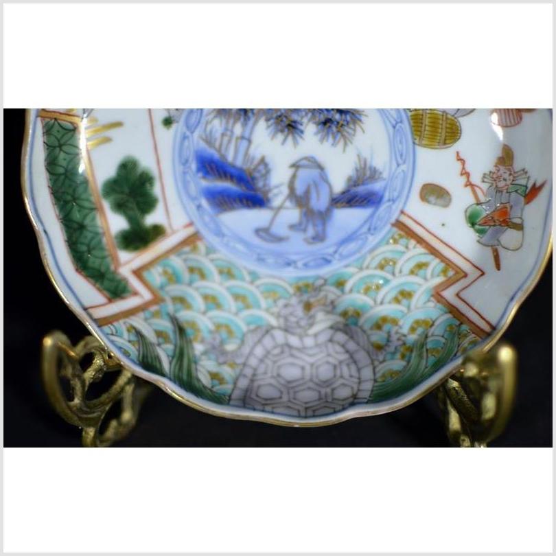 Antique Hand Painted Japanese Imari Porcelain Plate-4. Asian &amp; Chinese Furniture, Art, Antiques, Vintage Home Décor for sale at FEA Home