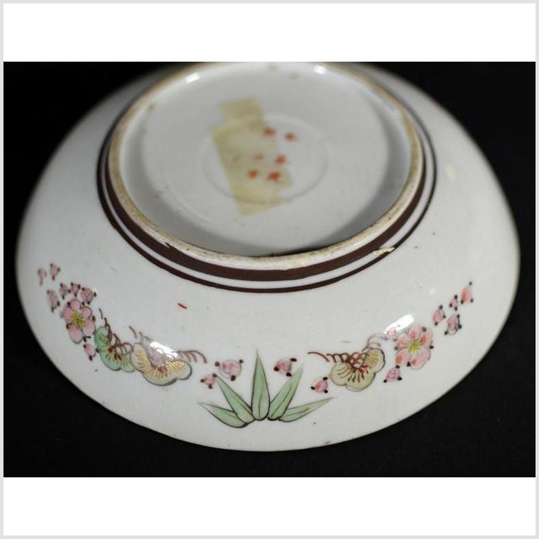 Antique Hand Painted Japanese Kutani Porcelain Bowl-YN4550 / 5-6. Asian & Chinese Furniture, Art, Antiques, Vintage Home Décor for sale at FEA Home