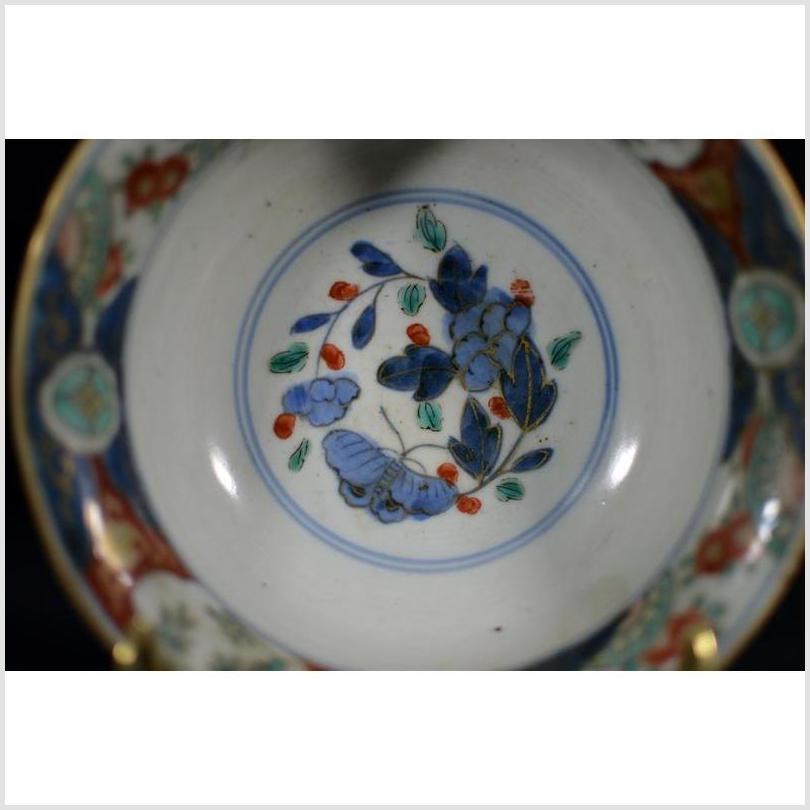 Antique Hand Painted Japanese Porcelain Bowl-3. Asian &amp; Chinese Furniture, Art, Antiques, Vintage Home Décor for sale at FEA Home