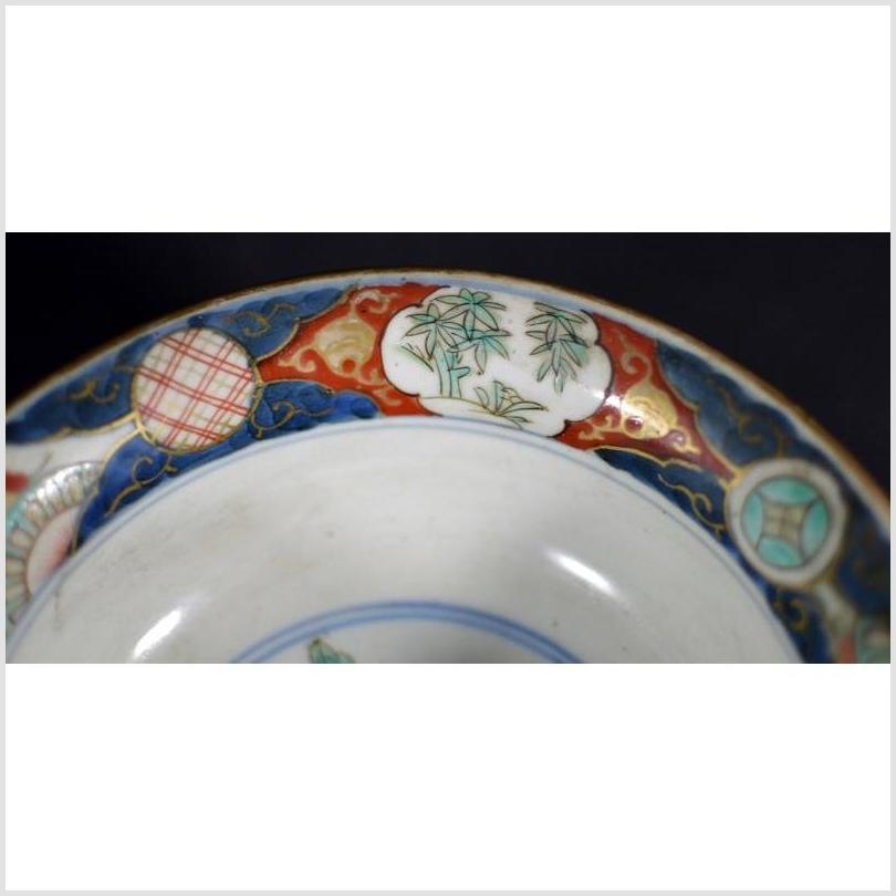 Antique Hand Painted Japanese Porcelain Bowl-4. Asian &amp; Chinese Furniture, Art, Antiques, Vintage Home Décor for sale at FEA Home