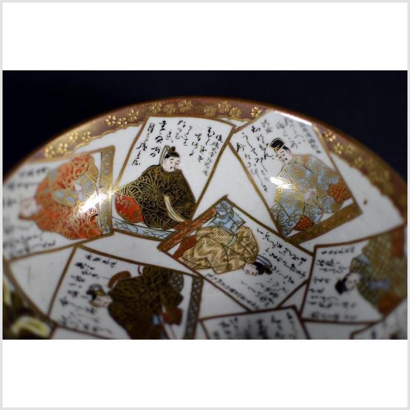 Antique Hand Painted Japanese Porcelain Plate-4. Asian &amp; Chinese Furniture, Art, Antiques, Vintage Home Décor for sale at FEA Home