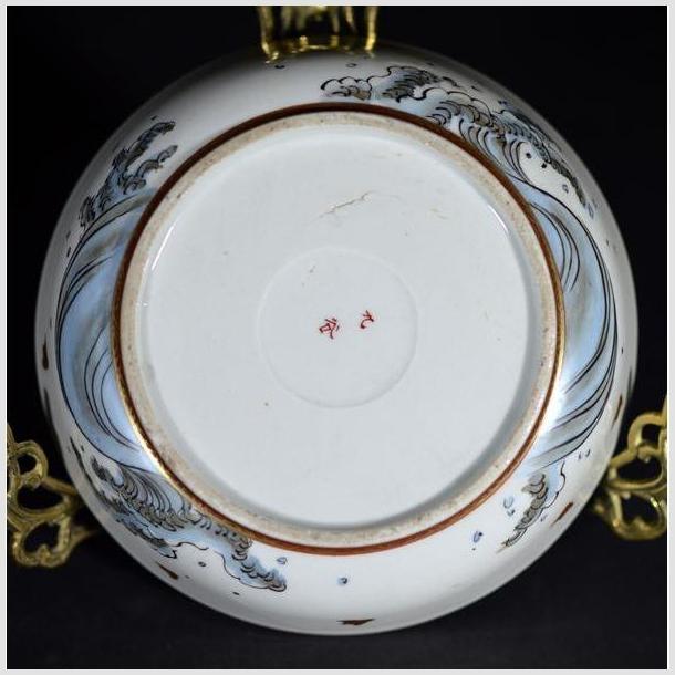 Antique Hand Painted Japanese Porcelain Plate-6. Asian &amp; Chinese Furniture, Art, Antiques, Vintage Home Décor for sale at FEA Home