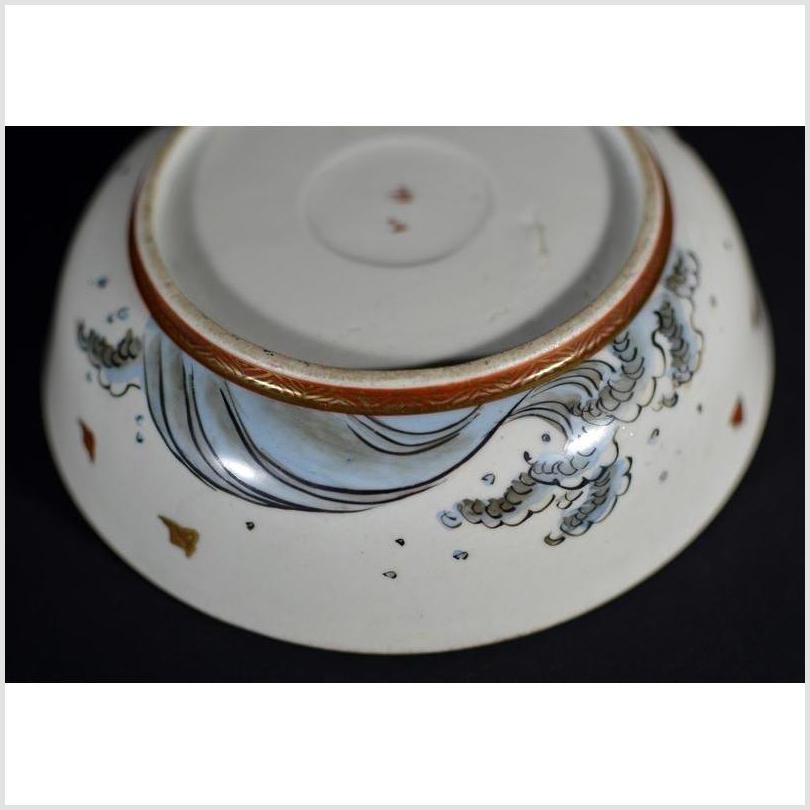 Antique Hand Painted Japanese Porcelain Plate-7. Asian &amp; Chinese Furniture, Art, Antiques, Vintage Home Décor for sale at FEA Home