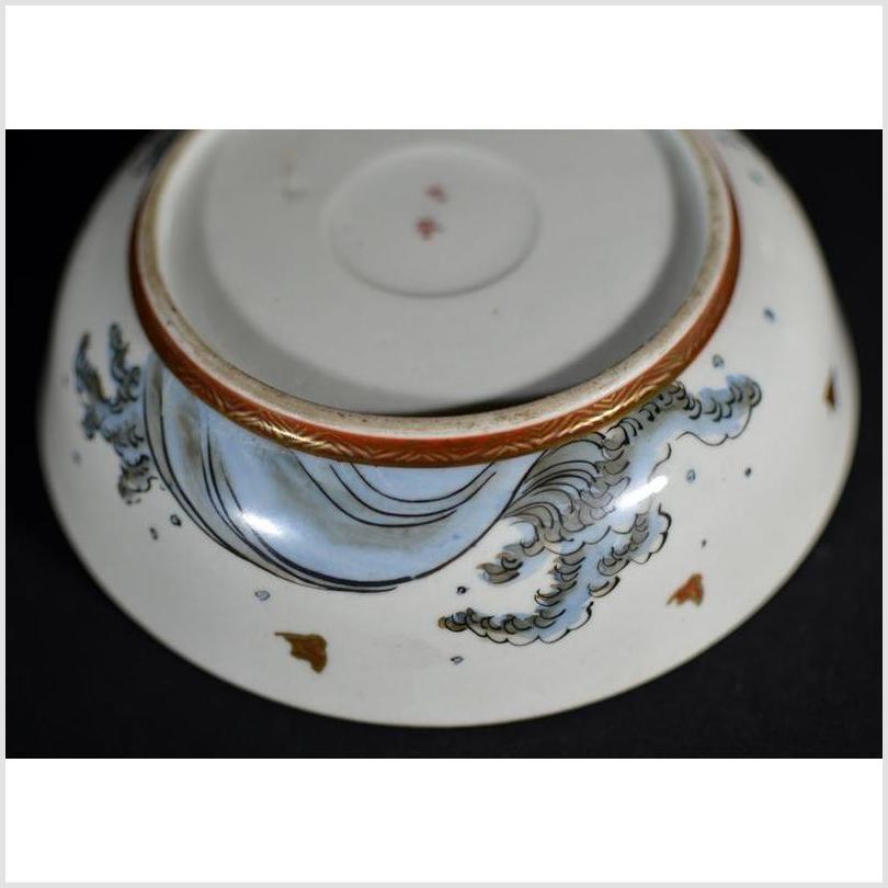 Antique Hand Painted Japanese Porcelain Plate-8. Asian &amp; Chinese Furniture, Art, Antiques, Vintage Home Décor for sale at FEA Home