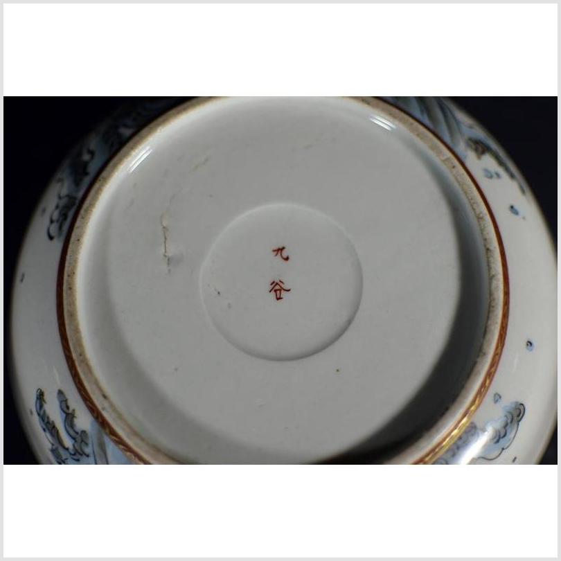 Antique Hand Painted Japanese Porcelain Plate-9. Asian &amp; Chinese Furniture, Art, Antiques, Vintage Home Décor for sale at FEA Home