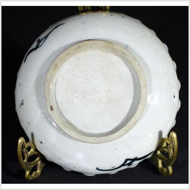 Antique Hand Painted Japanese Porcelain Scalloped Plate-4. Asian &amp; Chinese Furniture, Art, Antiques, Vintage Home Décor for sale at FEA Home