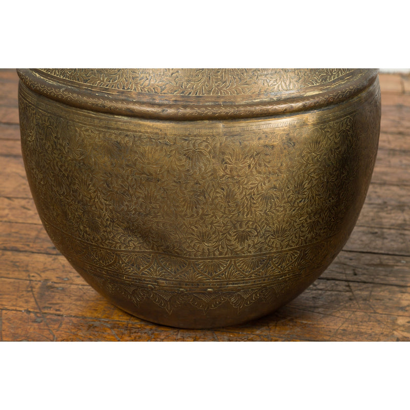 Indian Brass Water Vessels, Sold Each-YN7667 A-B-C-4. Asian & Chinese Furniture, Art, Antiques, Vintage Home Décor for sale at FEA Home