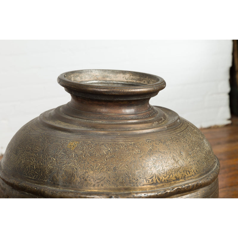 Indian Brass Water Vessels, Sold Each-YN7667 A-B-C-8. Asian & Chinese Furniture, Art, Antiques, Vintage Home Décor for sale at FEA Home