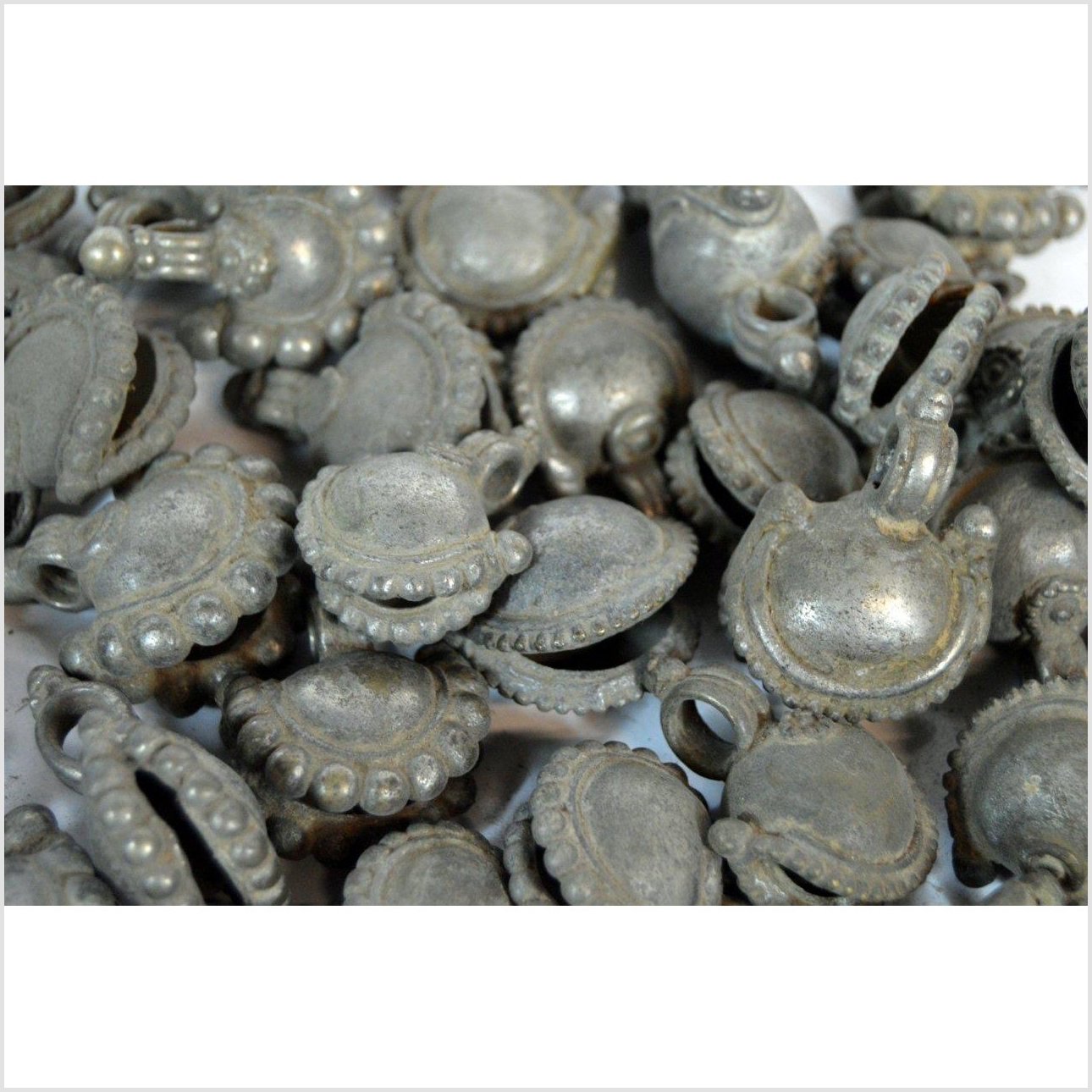 Antique Indian Brass Bells-2. Asian & Chinese Furniture, Art, Antiques, Vintage Home Décor for sale at FEA Home
