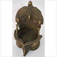 Antique Indian Brass Oil Lamp