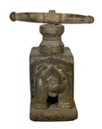 Antique Indian Hand Carved Wood Juicer-2. Asian & Chinese Furniture, Art, Antiques, Vintage Home Décor for sale at FEA Home