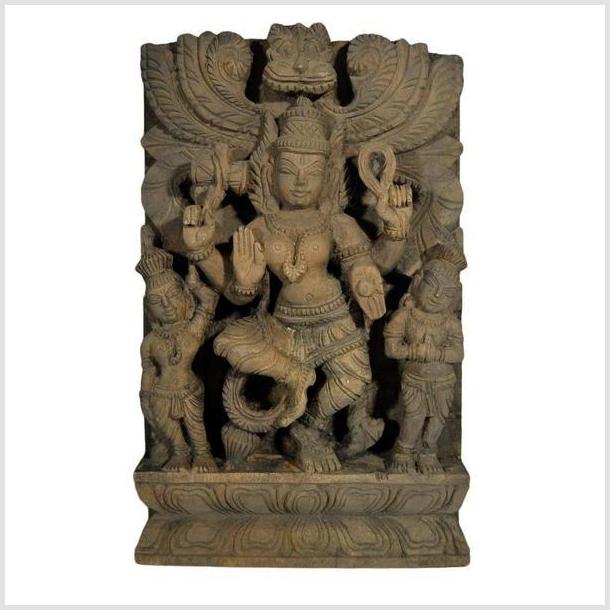 Antique Indian Hand Carved Sheesham Temple Decoration- Asian Antiques, Vintage Home Decor & Chinese Furniture - FEA Home