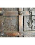 Antique Indian Hand Carved Temple Doors-10. Asian & Chinese Furniture, Art, Antiques, Vintage Home Décor for sale at FEA Home