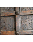 Antique Indian Hand Carved Temple Doors-12. Asian & Chinese Furniture, Art, Antiques, Vintage Home Décor for sale at FEA Home