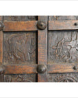 Antique Indian Hand Carved Temple Doors-13. Asian & Chinese Furniture, Art, Antiques, Vintage Home Décor for sale at FEA Home