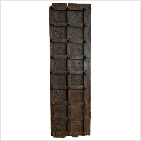 Antique Indian Hand Carved Temple Doors-YN2963-2. Asian & Chinese Furniture, Art, Antiques, Vintage Home Décor for sale at FEA Home