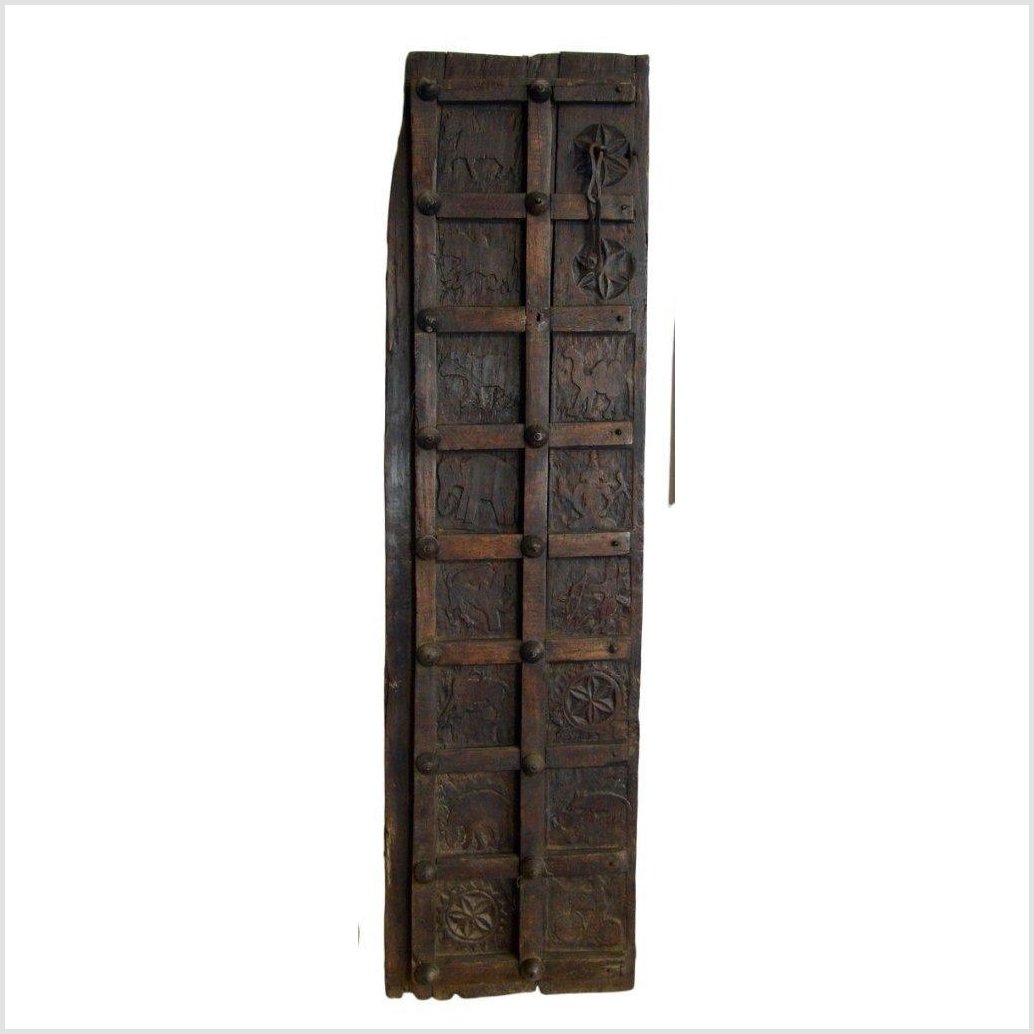 Antique Indian Hand Carved Temple Doors-3. Asian &amp; Chinese Furniture, Art, Antiques, Vintage Home Décor for sale at FEA Home