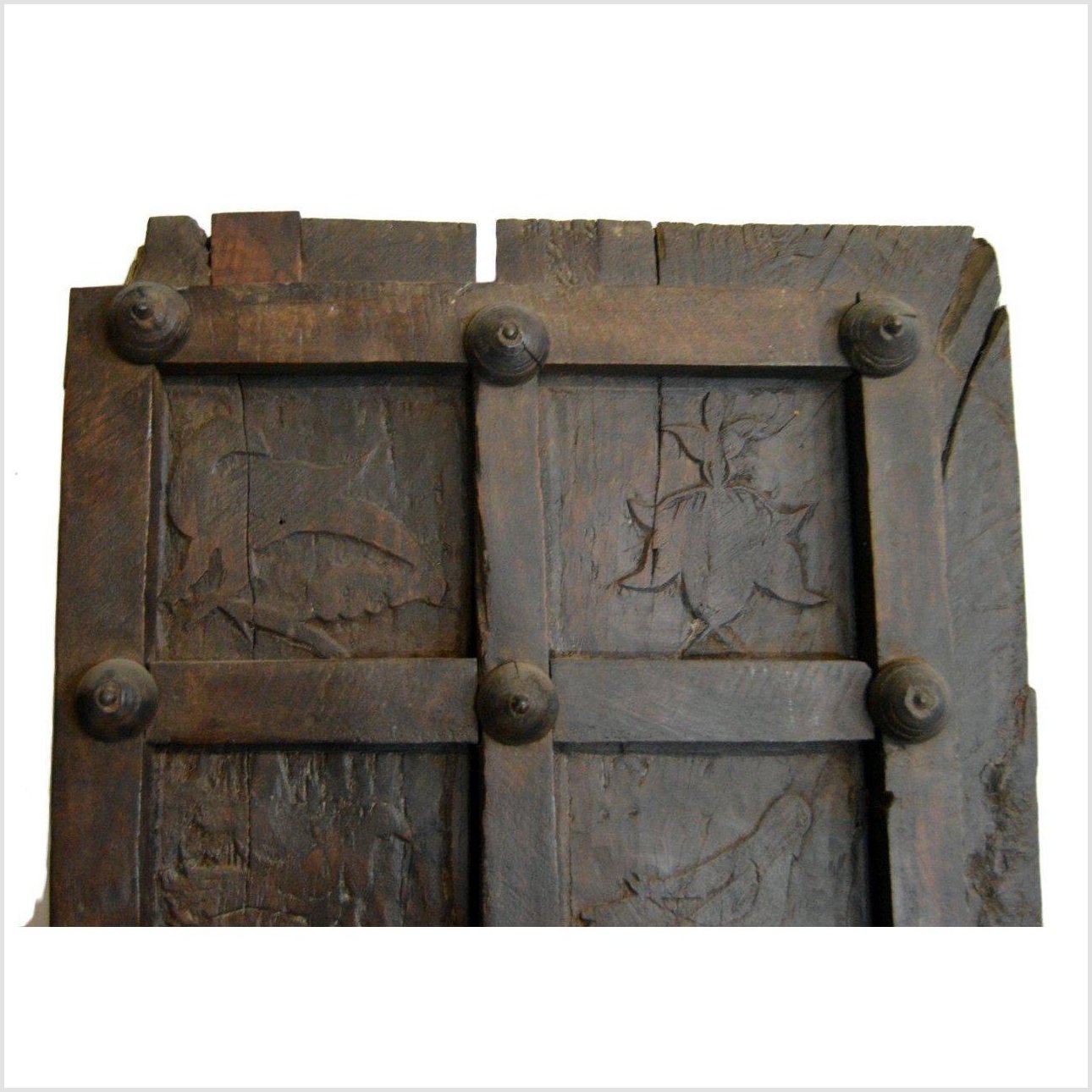 Antique Indian Hand Carved Temple Doors-4. Asian &amp; Chinese Furniture, Art, Antiques, Vintage Home Décor for sale at FEA Home
