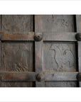 Antique Indian Hand Carved Temple Doors-7. Asian & Chinese Furniture, Art, Antiques, Vintage Home Décor for sale at FEA Home