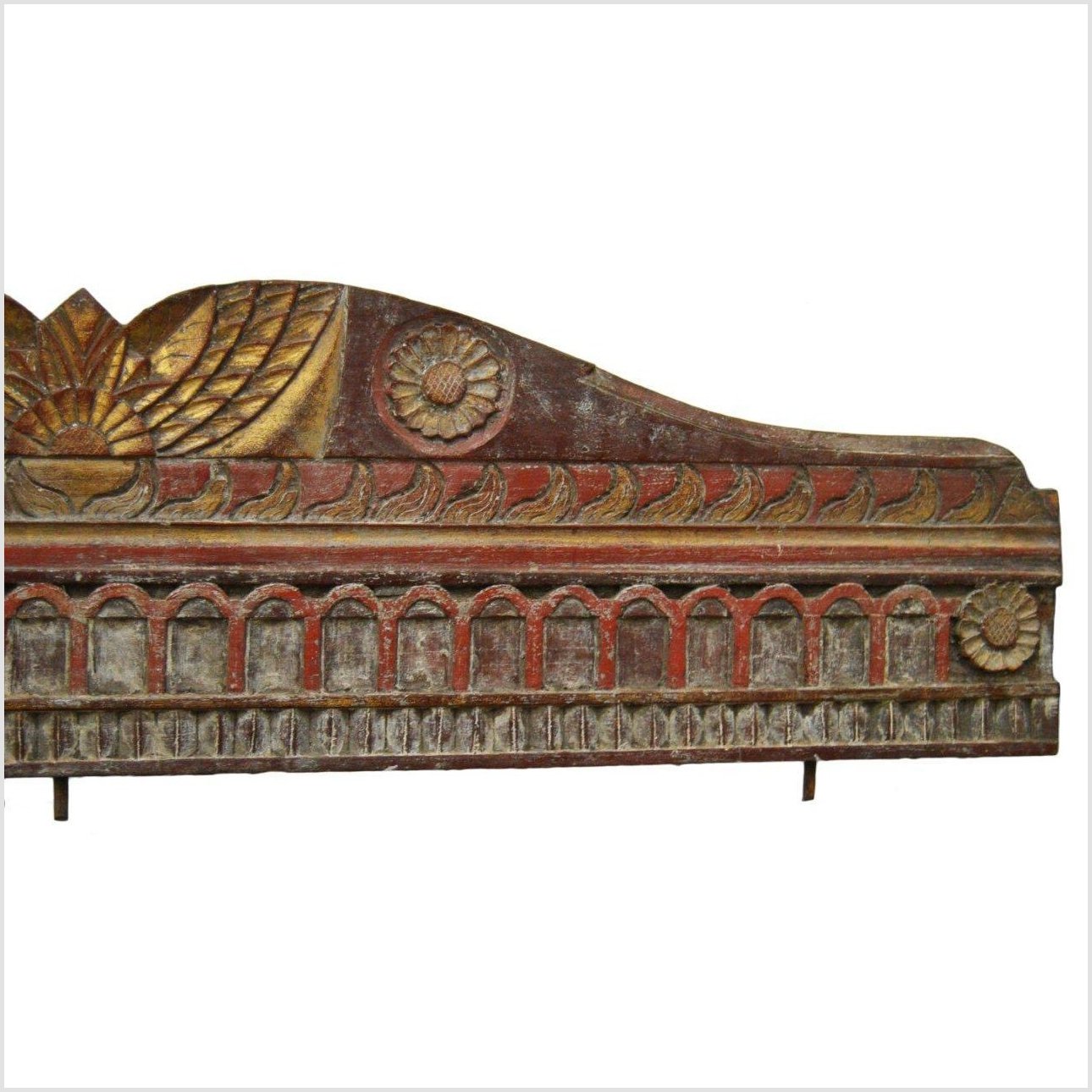 Antique Indian Hand Carved Wall Ornament-1. Asian & Chinese Furniture, Art, Antiques, Vintage Home Décor for sale at FEA Home