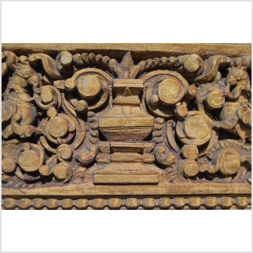 Antique Indian Hand Carved Wooden Wall Ornament-2. Asian & Chinese Furniture, Art, Antiques, Vintage Home Décor for sale at FEA Home