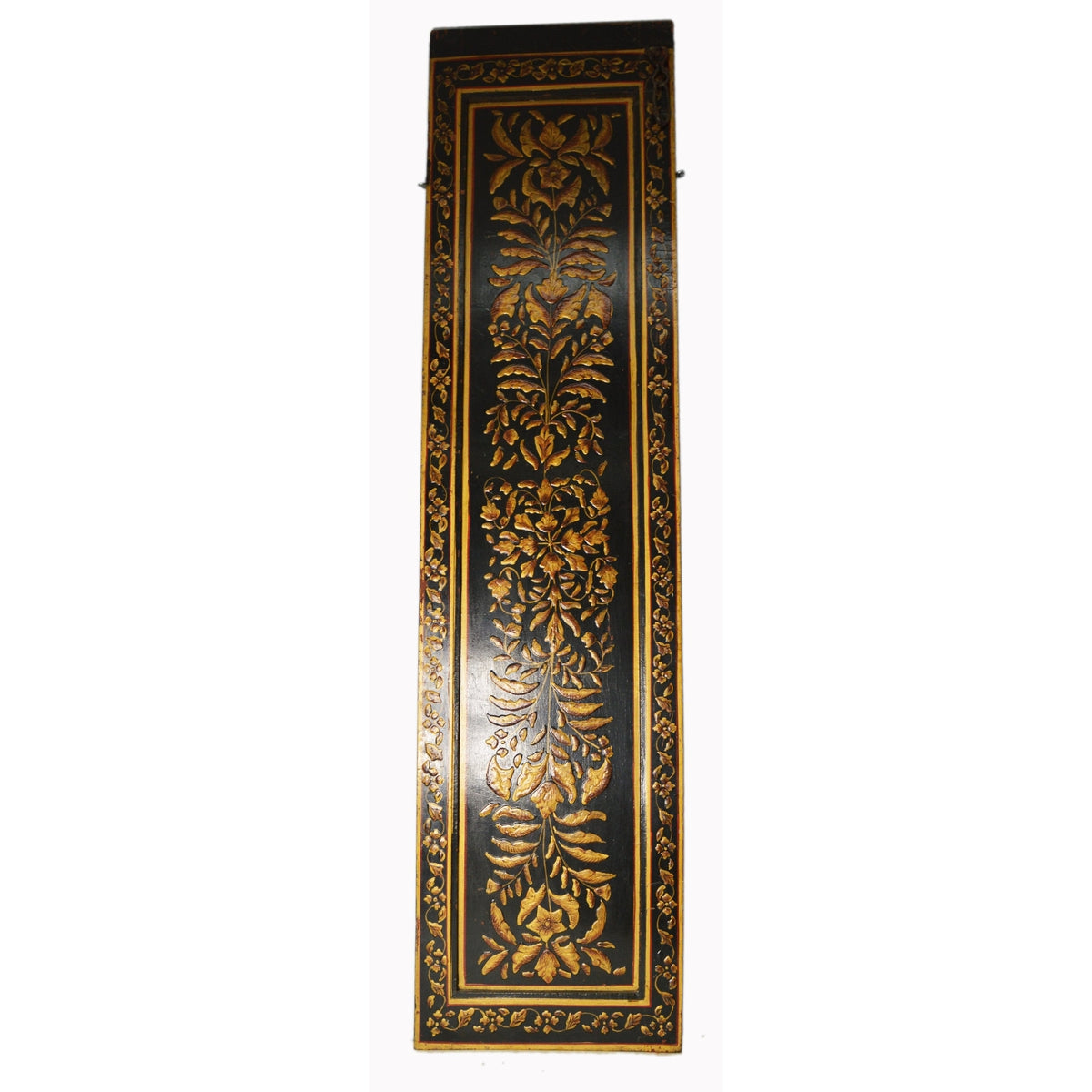 Antique Indian Lacquered Wooden Door-3. Asian &amp; Chinese Furniture, Art, Antiques, Vintage Home Décor for sale at FEA Home