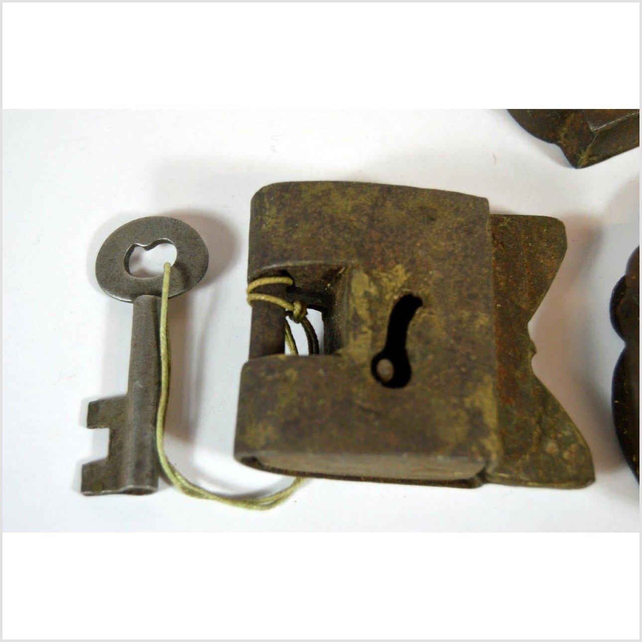 Antique Indian Locks-2. Asian & Chinese Furniture, Art, Antiques, Vintage Home Décor for sale at FEA Home