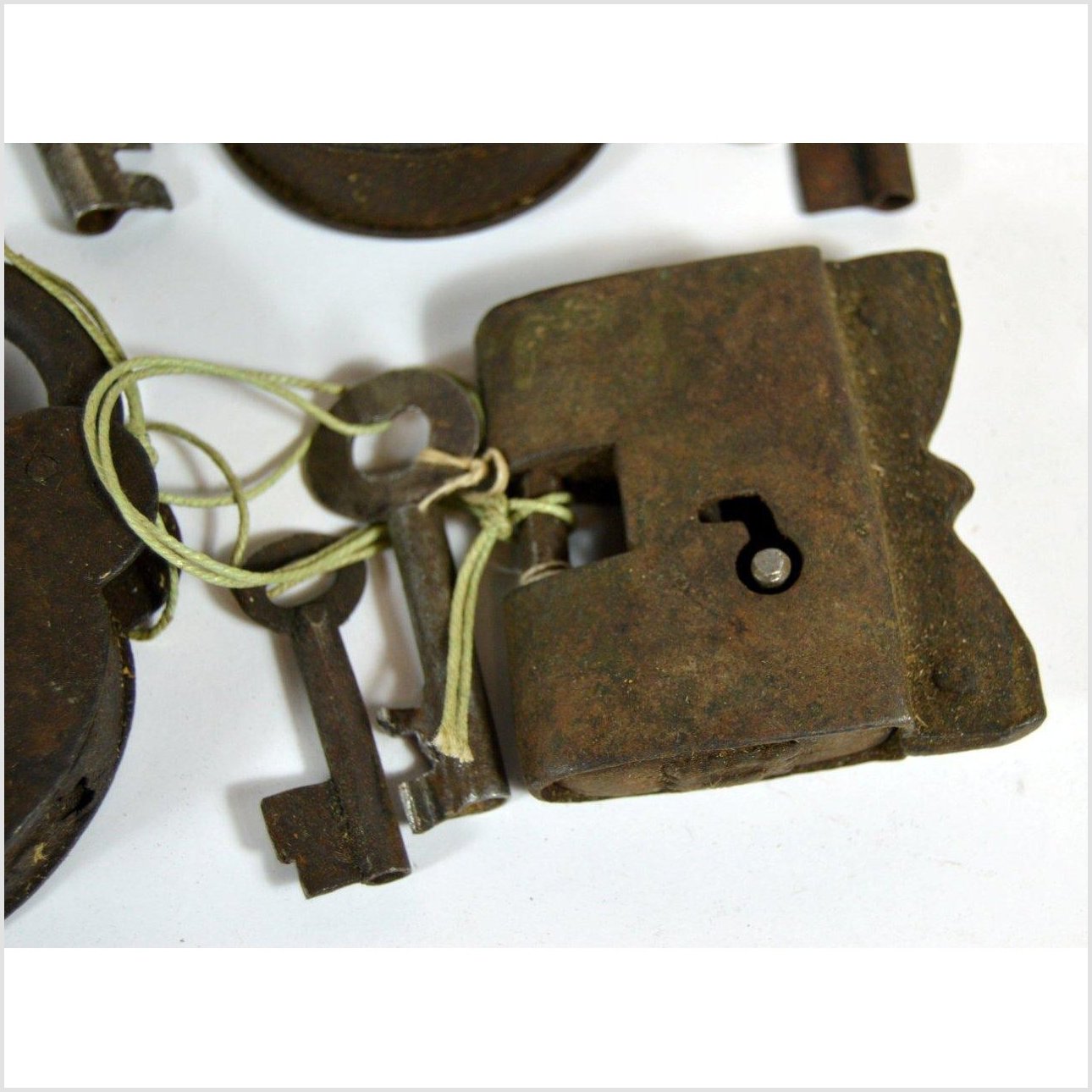 Antique Indian Locks-3. Asian &amp; Chinese Furniture, Art, Antiques, Vintage Home Décor for sale at FEA Home