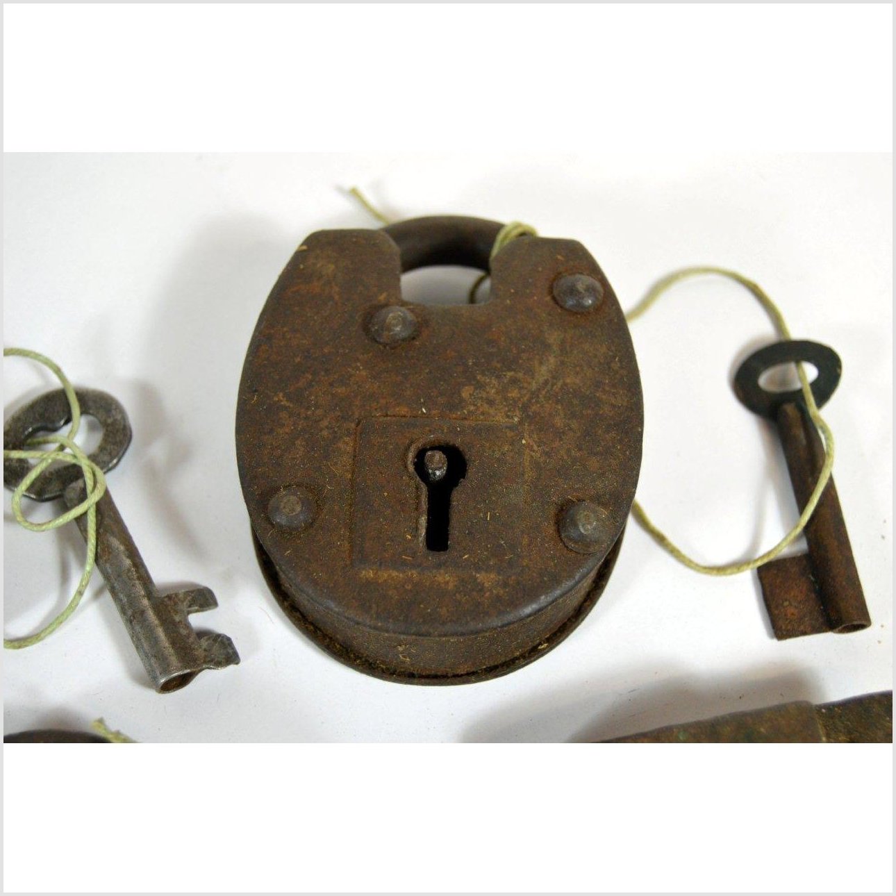 Antique Indian Locks-5. Asian &amp; Chinese Furniture, Art, Antiques, Vintage Home Décor for sale at FEA Home