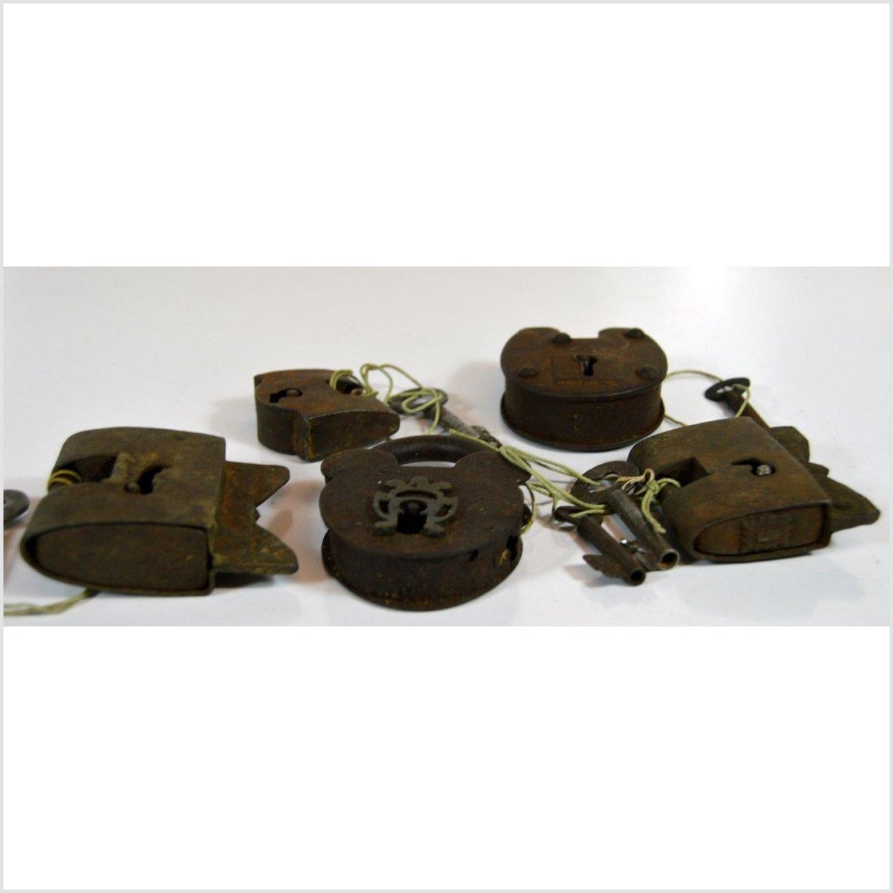 Antique Indian Locks-6. Asian &amp; Chinese Furniture, Art, Antiques, Vintage Home Décor for sale at FEA Home