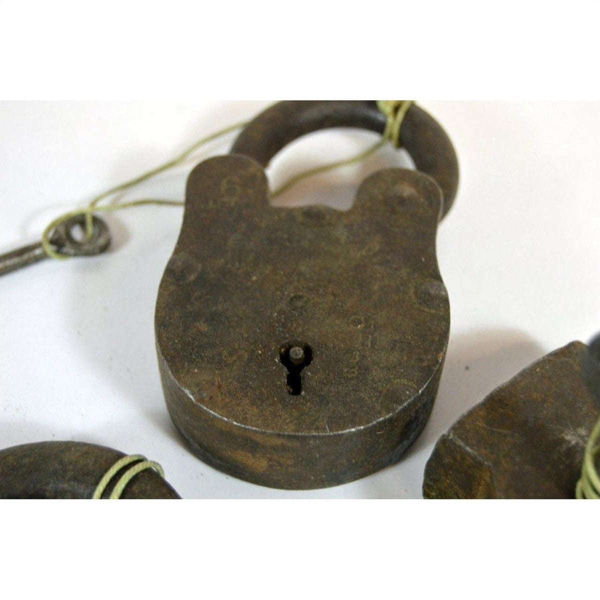 Antique Indian Locks-6. Asian &amp; Chinese Furniture, Art, Antiques, Vintage Home Décor for sale at FEA Home