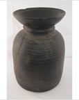Antique Indian Milk Storage Container (Vase)-3. Asian & Chinese Furniture, Art, Antiques, Vintage Home Décor for sale at FEA Home