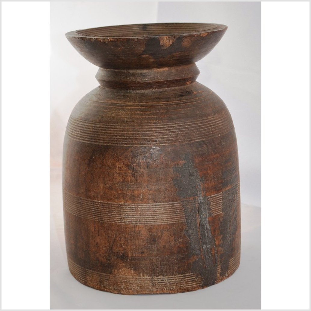 Antique Indian Milk Storage Container (Vase)-2. Asian & Chinese Furniture, Art, Antiques, Vintage Home Décor for sale at FEA Home