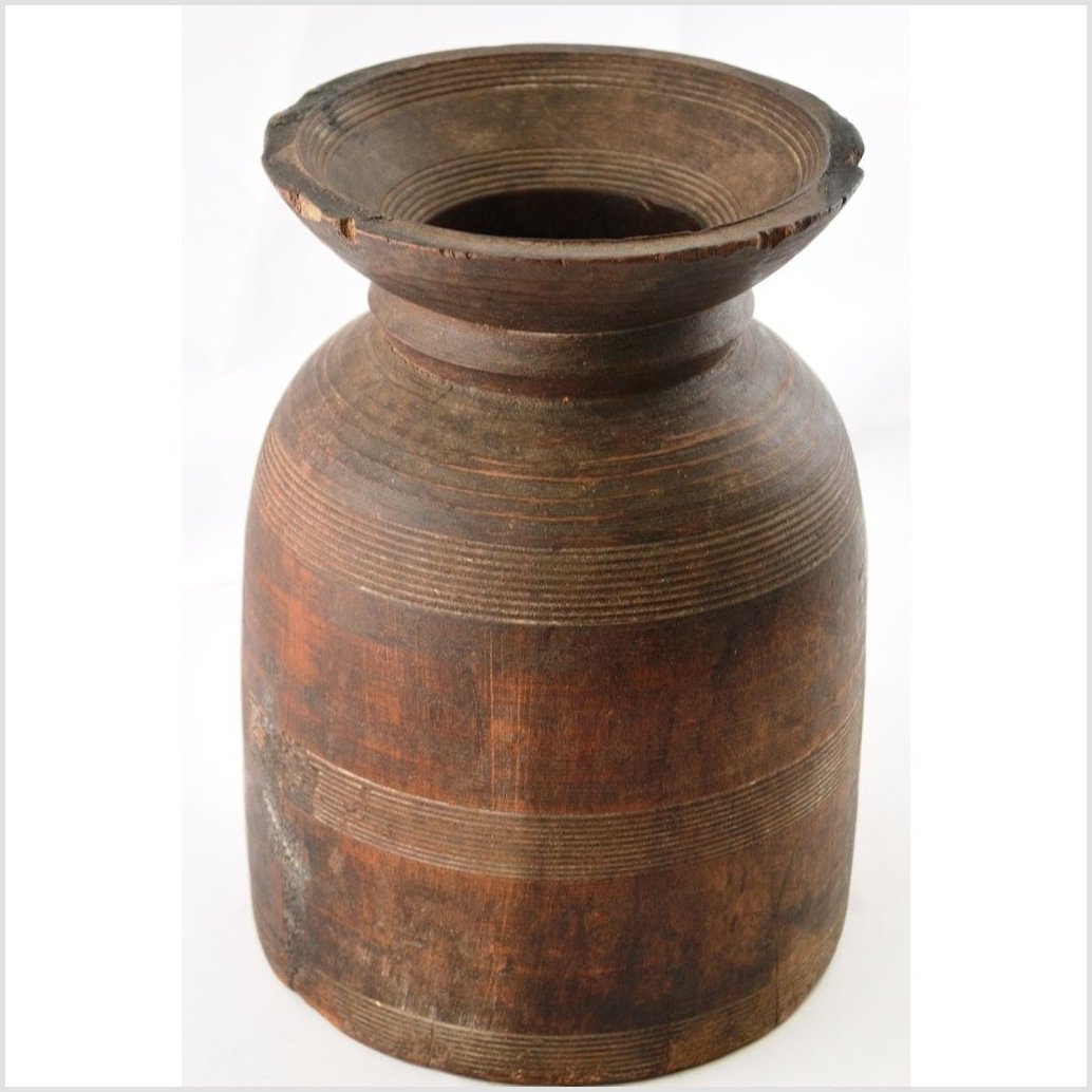Antique Indian Milk Storage Container (Vase)-3. Asian &amp; Chinese Furniture, Art, Antiques, Vintage Home Décor for sale at FEA Home