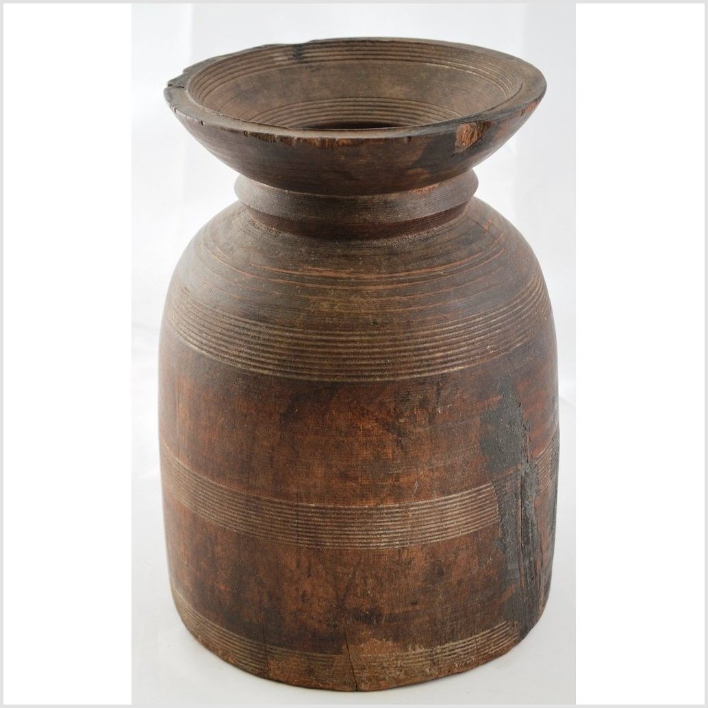 Antique Indian Milk Storage Container (Vase)-1. Asian & Chinese Furniture, Art, Antiques, Vintage Home Décor for sale at FEA Home