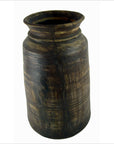 Antique Indian Milk Storage Container (Vase)-3. Asian & Chinese Furniture, Art, Antiques, Vintage Home Décor for sale at FEA Home